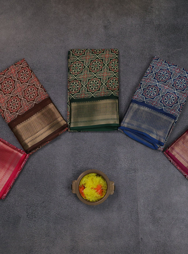 Multi Colour Semi Dola - Pack Of 5