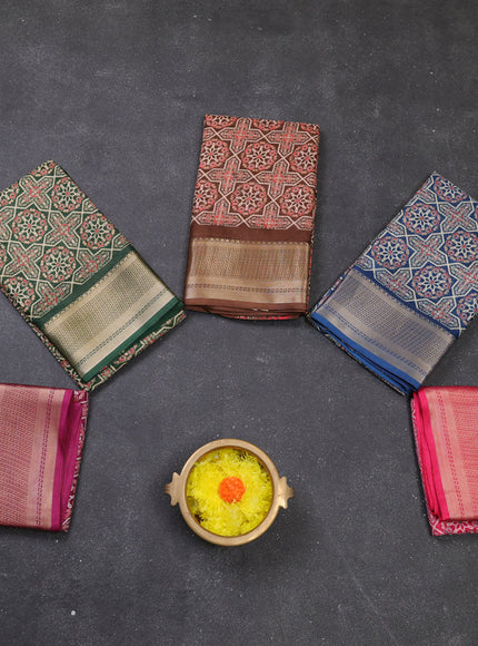 Multi Colour Semi Dola - Pack Of 5