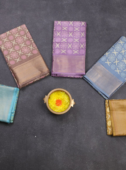Multi Colour Semi Dola - Pack Of 5