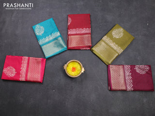 Multi Colour Semi Dola - Pack Of 5