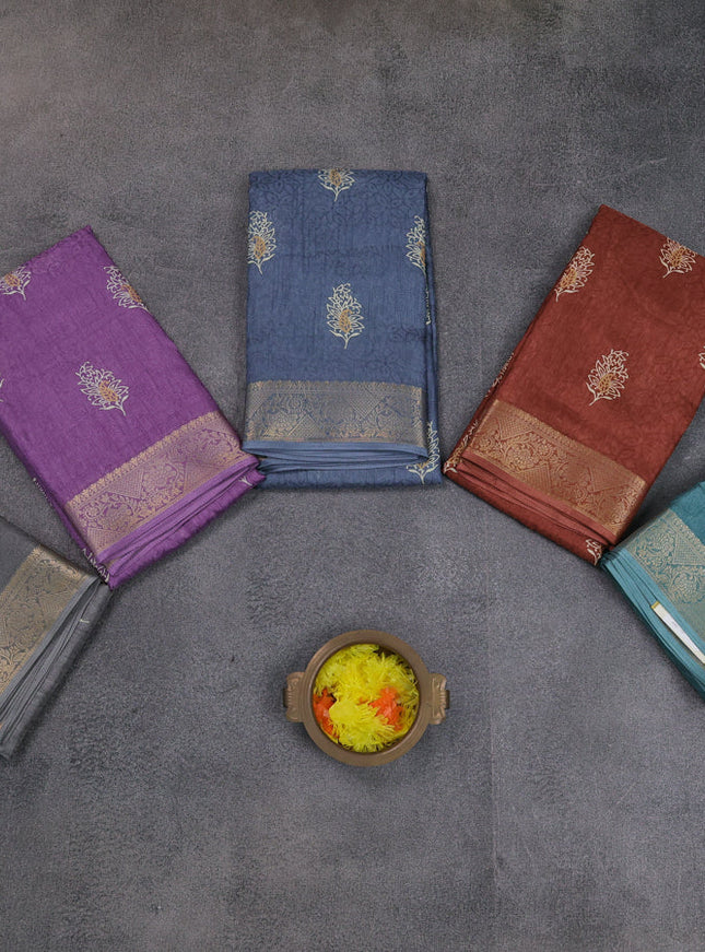 Multi Colour Semi Dola - Pack Of 5