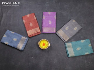 Multi Colour Semi Dola - Pack Of 5