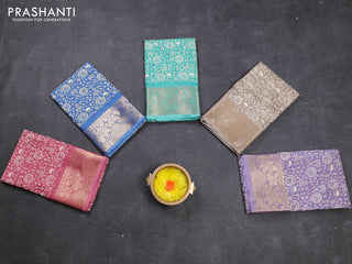 Multi Colour Semi Dola - Pack Of 5