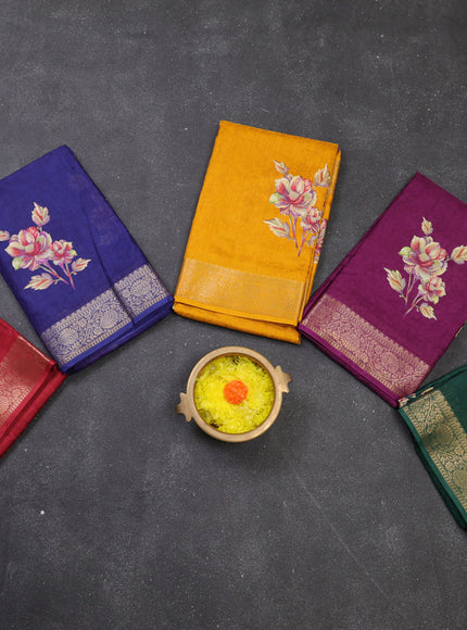 Multi Colour Semi Dola - Pack Of 5