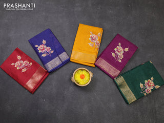 Multi Colour Semi Dola - Pack Of 5