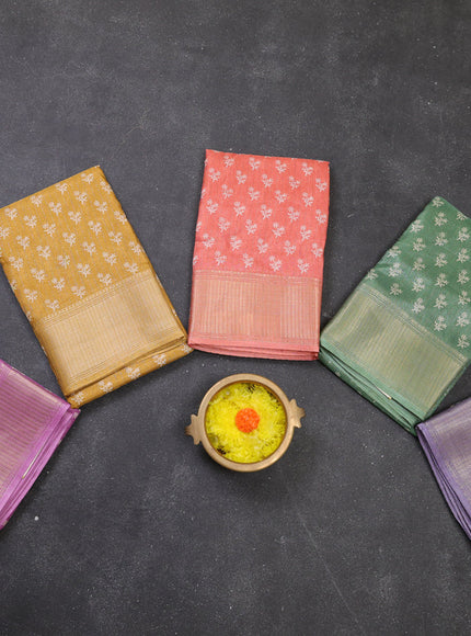 Multi Colour Semi Dola - Pack Of 5
