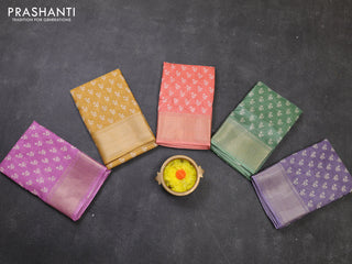 Multi Colour Semi Dola - Pack Of 5