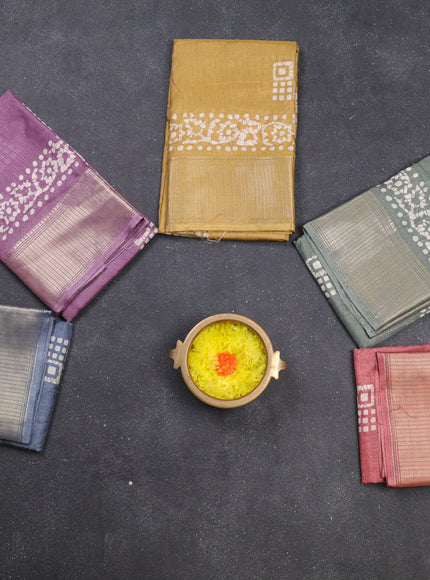 Multi Colour Semi Dola - Pack Of 5