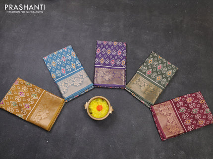 Multi Colour Semi Dola - Pack Of 5