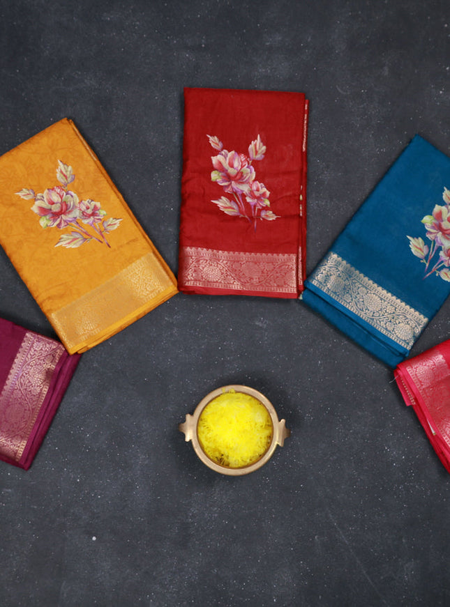 Multi Colour Semi Dola - Pack Of 5