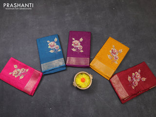 Multi Colour Semi Dola - Pack Of 5