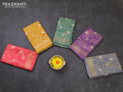 Multi Colour Semi Dola - Pack Of 5