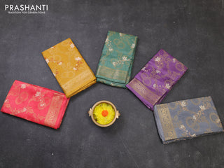 Multi Colour Semi Dola - Pack Of 5