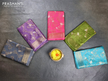 Multi Colour Semi Dola - Pack Of 5