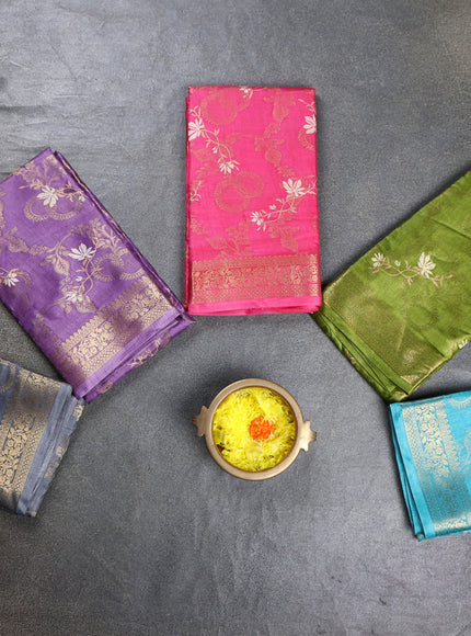 Multi Colour Semi Dola - Pack Of 5