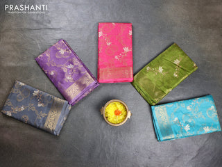Multi Colour Semi Dola - Pack Of 5