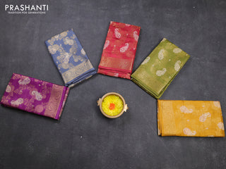 Multi Colour Semi Dola - Pack Of 5