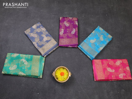 Multi Colour Semi Dola - Pack Of 5