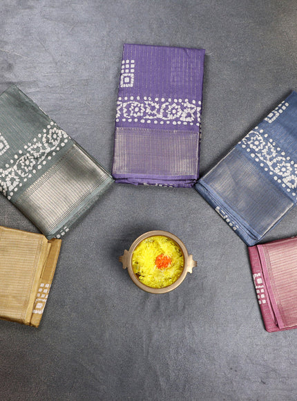 Multi Colour Semi Dola - Pack Of 5