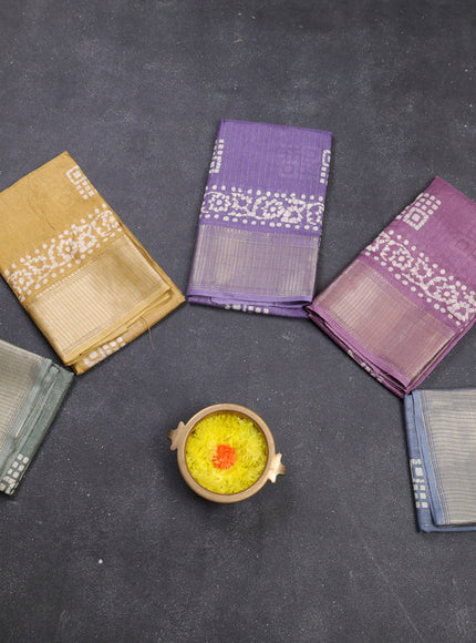 Multi Colour Semi Dola - Pack Of 5