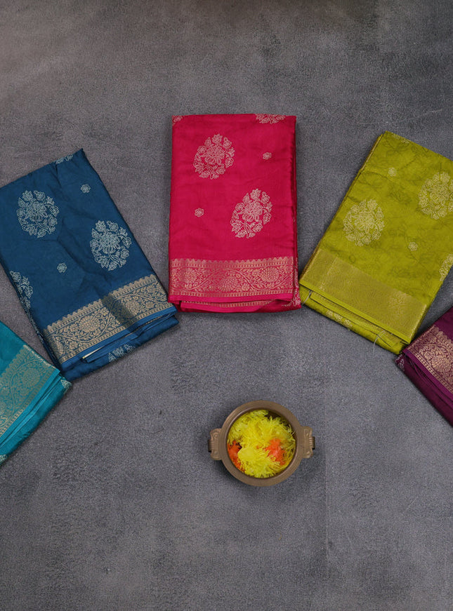 Multi Colour Semi Dola - Pack Of 5