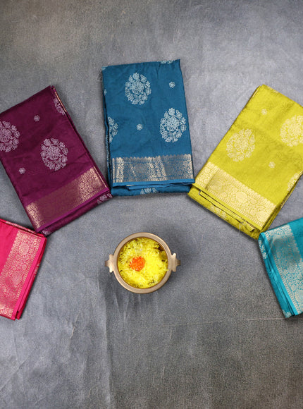Multi Colour Semi Dola - Pack Of 5