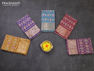 Multi Colour Semi Dola - Pack Of 5