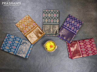 Multi Colour Semi Dola - Pack Of 5