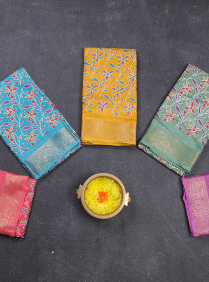 Multi Colour Semi Dola - Pack Of 5