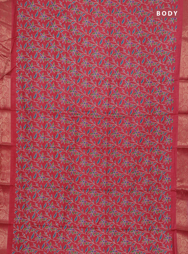 Multi Colour & Multi Design Semi Dola - Pack Of 5