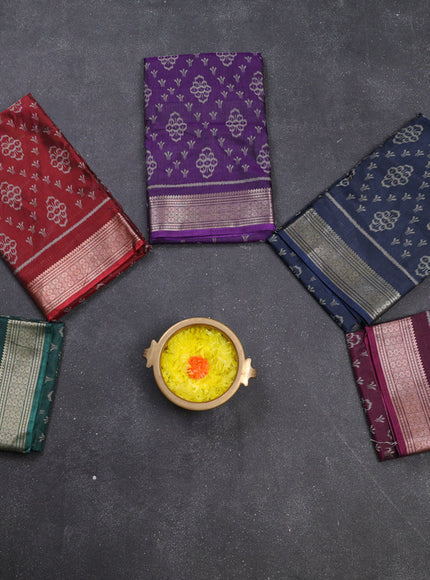 Multi Colour Semi Dola - Pack Of 5