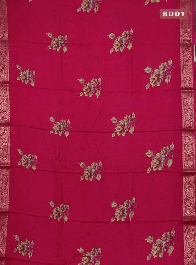 Multi Colour & Multi Design Semi Dola - Pack Of 5