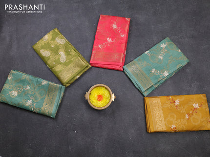 Multi Colour Semi Dola - Pack Of 5