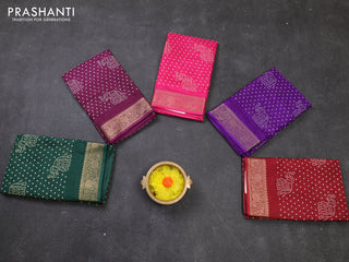 Multi Colour Semi Dola - Pack Of 5