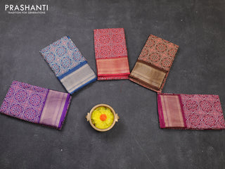 Multi Colour Semi Dola - Pack Of 5