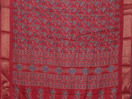 Multi Colour & Multi Design Semi Dola - Pack Of 5