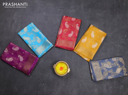 Multi Colour Semi Dola - Pack Of 5