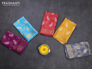 Multi Colour Semi Dola - Pack Of 5
