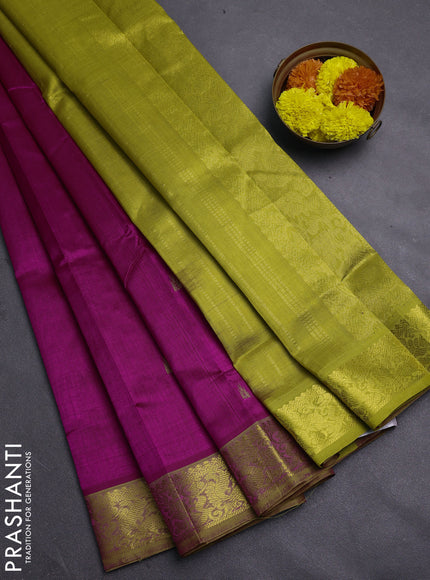 Pink & Green Gems Of Silk Cotton - Buttas