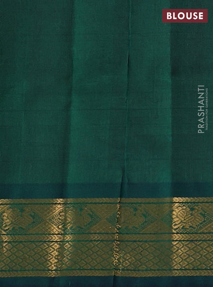 Pink & Green Gems Of Silk Cotton - Buttas