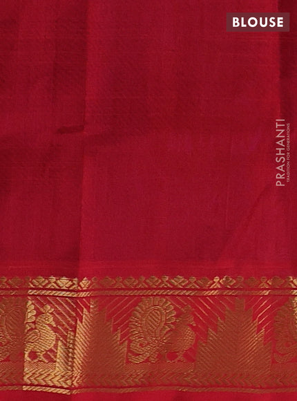 Violet & Maroon Gems Of Silk Cotton - Buttas