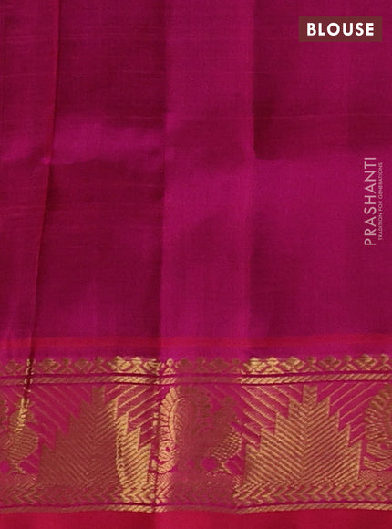 Black & Pink Gems Of Silk Cotton - Buttas