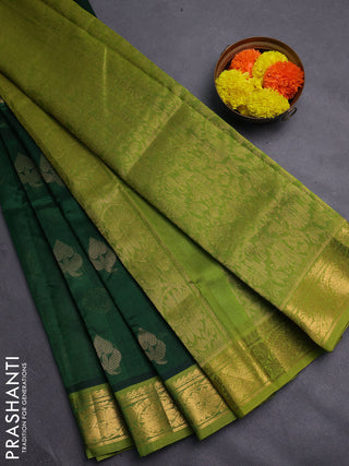 Green & Green Gems Of Silk Cotton - Buttas