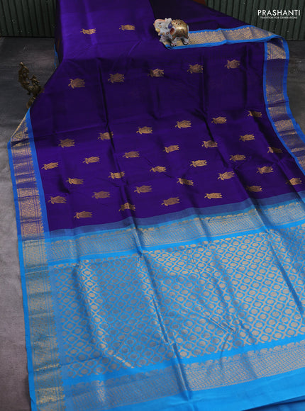 Violet & Cs Blue Gems Of Silk Cotton - Buttas