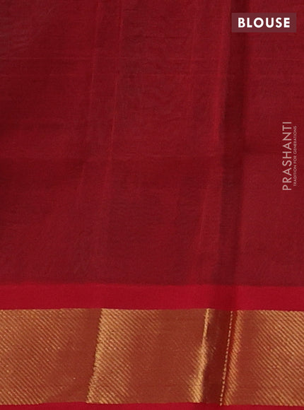 Green & Red Gems Of Silk Cotton - Buttas