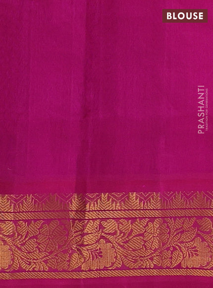 Violet & Pink Gems Of Silk Cotton - Checks