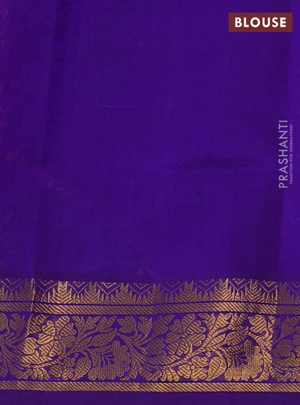 Pink & Violet Gems Of Silk Cotton - Checks