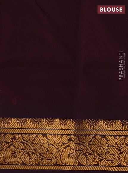 Pink & Wine Gems Of Silk Cotton - Checks