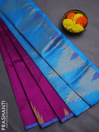Purple & Cs Blue Gems Of Silk Cotton - Buttas