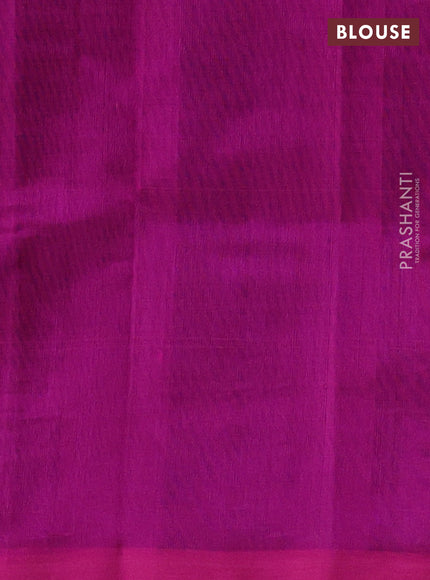 Blue & Pink Gems Of Silk Cotton - Buttas